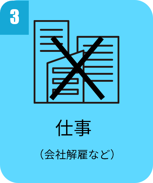 仕事（会社解雇など）